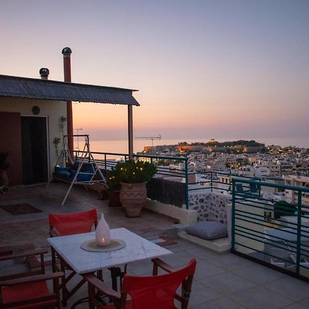 Apartament Rooftop With Sea View In Central Rethymno Zewnętrze zdjęcie