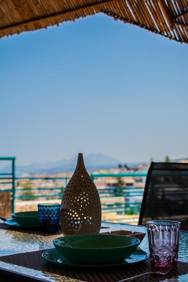 Rooftop With Sea View In Central Rethymno Zewnętrze zdjęcie