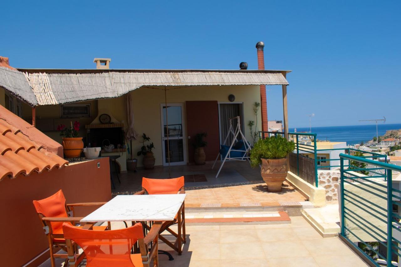 Rooftop With Sea View In Central Rethymno Zewnętrze zdjęcie